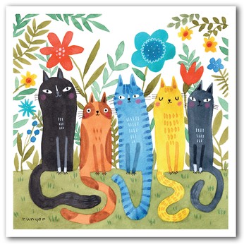 Nico -Garden Felines -Terry Runyan - NC449