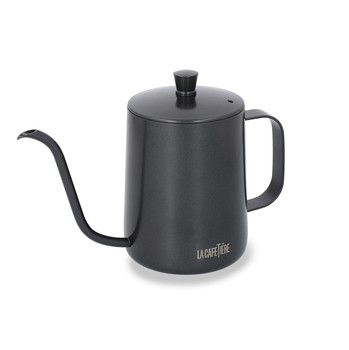 GOOSENECK 600ML BLACK POUR OVER POT