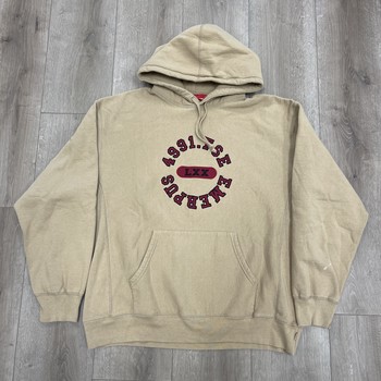 Supreme Reverse Hooded Sweatshirt Dark Tan - Pre-Owned - photo 1