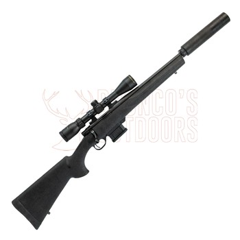 Howa Mini Action Blued Black Stock .223 Rem 16" + Nikko Stirling Game Pro Riflescope 3-9x40 + DPT Suppressor