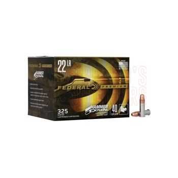 Federal HammerDown  .22LR 40gr Copper Plated  HP 325 Rounds