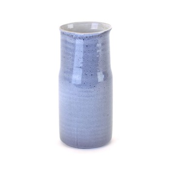 'NORTE' GLAZED TERRACOTTA JUG - LIGHT BLUE