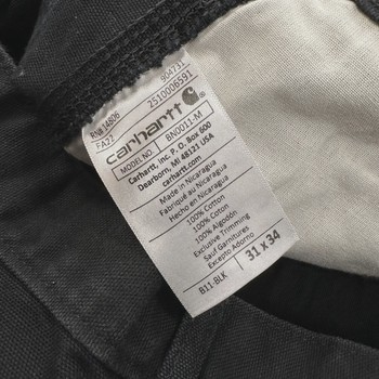 Carhartt B11 Loose Fit Washed Duck Canvas Utility Work Pants 31" • Pre-Owned [4250] - view 2