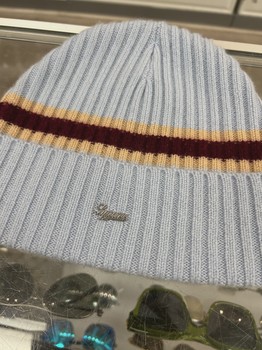 Supreme Blue Stripe Beanie • Pre-Owned [3797] - view 4