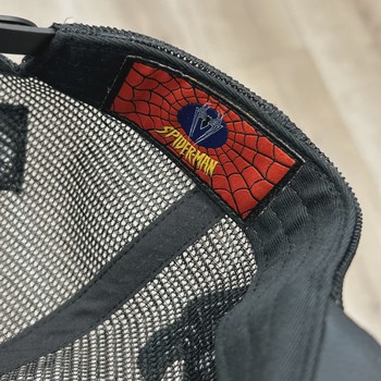 Supreme Vanson Leathers Spider-Man Mesh Back 6-Panel Hat • Pre-Owned [5721] - view 7