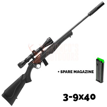 Rossi 8122 .22 LR + Nikko Mountmaster 3-9x40 + Suppressor