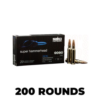 Sako Super Hammerhead 308 150gr 200 Rounds