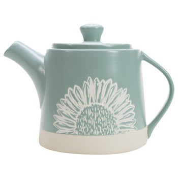 ARTISAN FLOWER TEAPOT