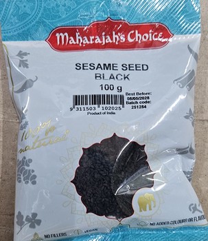 Maharajaha Sesame Seed Black 100g