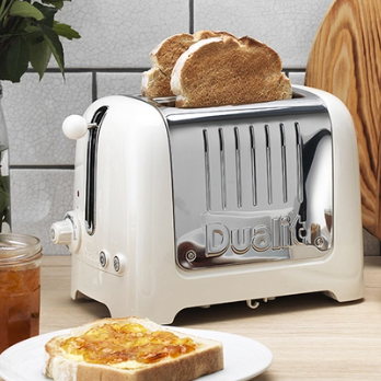 DUALIT LITE 2 SLICE TOASTER - CANVAS WHITE
