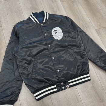 BAPE (A Bathing Ape) Reversible Varsity Jacket • Pre-Owned [4934] - view 5
