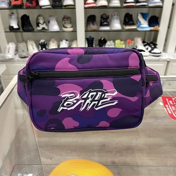 2019 BAPE Color Camo Waist Bag Purple - Pre-Owned