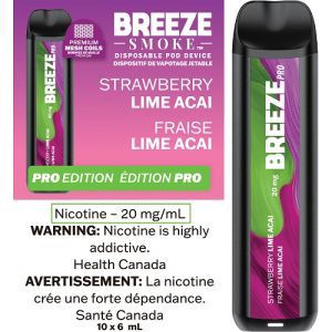 BREEZE SMOKE PRO - Strawberry Lime Acai