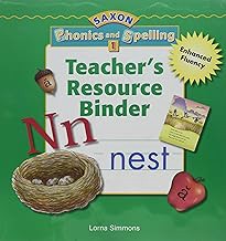 Saxon Phonics & Spelling 1: Teacher Resource Binder