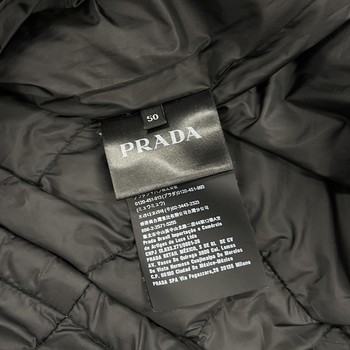 Prada Down Jacket Black with Hood - Pre-Owned - view 8