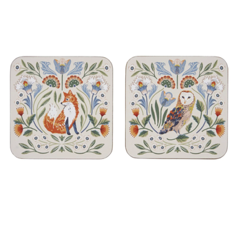 BLACKTHORN COASTERS - SET OF 4