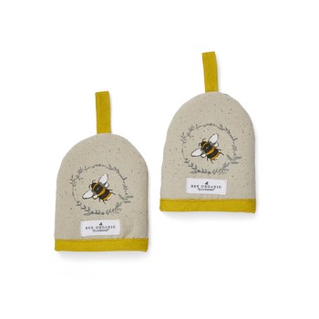 BUMBLE BEES EGG COSIES - PACK OF 2