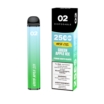 O2 2500 - Green Apple Ice