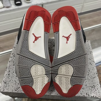Air Jordan 4 Retro Black Red Reimagined (Grade School) • Pre-Owned [1162] - view 6