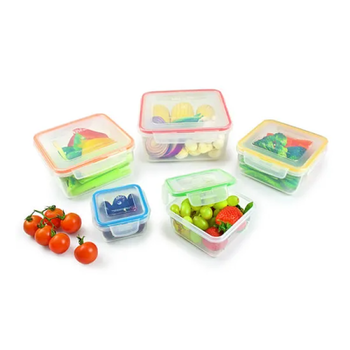 LOCKNLOCK SQUARE NESTING 5 PIECE SET