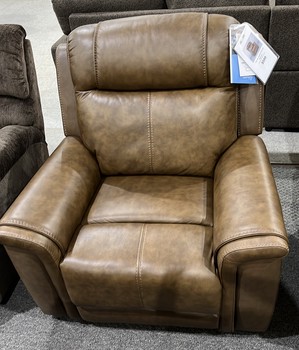 Gilmore Leather Manual Recliner, Brown