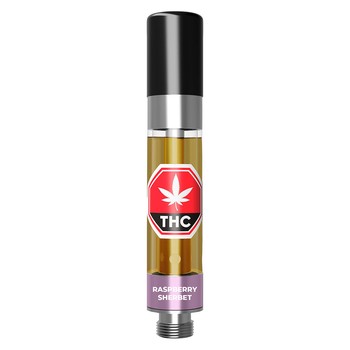 Weed Me Max Raspberry Sherb (Vape Cartridge) / 1g / Prefilled Vape Cartridge / Hybrid