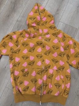 Billionaire Boys Club  x JP THE WAVY "Diamonds & Dollars" Full-Zip Hoodie • Pre-Owned [3119] - view 2