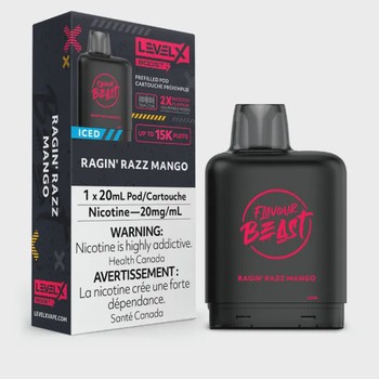 Level X Flavour Beast G2 Boost 25K Pod - Ragin' Razz Mango Iced