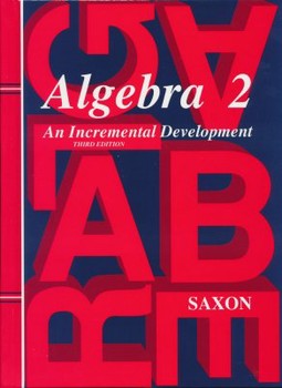 Used Saxon Math Algebra 2 Text