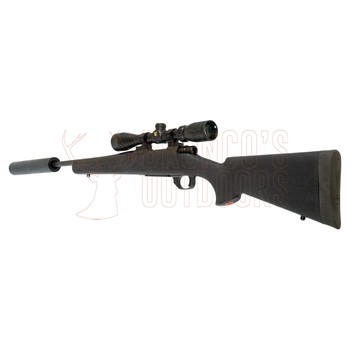 Howa 1500 Black Stock 7mm-08 Rem 20" + Nikko Stirling GamePro 3-9x40 Scope + Ghost Modular Suppressor