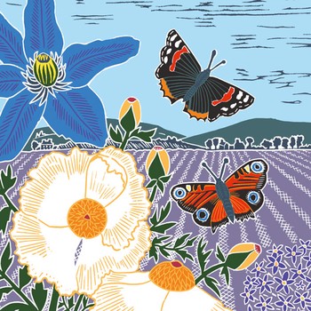 The Art File - Meadow Butterflies Card (D)