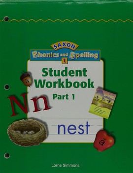 Saxon phonics & spelling 1 student workbook 1 & 2 UNOPENED set