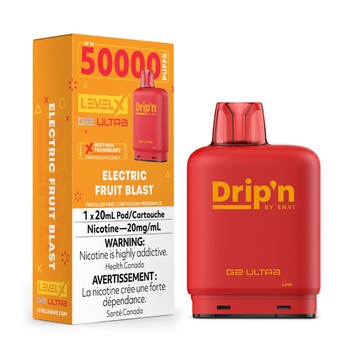 Level X Drip'n G2 Ultra 50K Pod - Electric Fruit Blast
