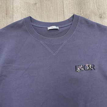 Dior Logo Flower Tee • Pre-Owned [9372] - view 5