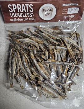 Fern Sprats (Headless) Dry fish 200g