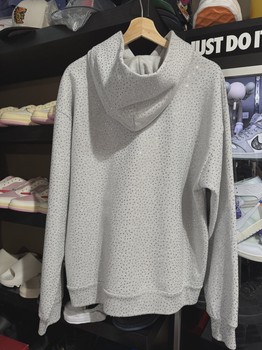 Sp5der Grey Rhinestone Hoodie size M • Pre-Owned [4758] - view 2