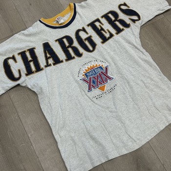 vintage 1995 San Diego Chargers Super Bowl XXIX Tee • Pre-Owned [0486] - view 5
