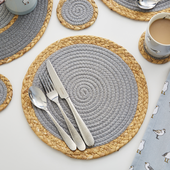 COASTAL SEAGRASS/COTTON PLACEMATS - SET OF 2