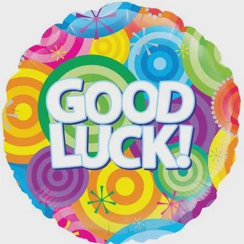 Oaktree - 18" Good Luck Rainbow Circles Balloon - 228755