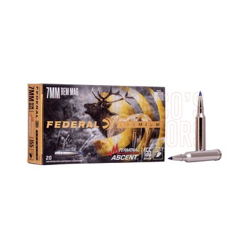 Federal Terminal Ascent 7mm Rem Mag 155gr Pkt 20
