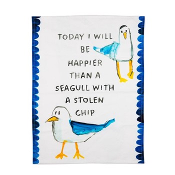 HAPPY SEAGULL TEA TOWEL