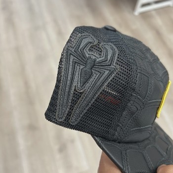 Supreme Vanson Leathers Spider-Man Mesh Back 6-Panel Hat • Pre-Owned [5721] - view 4