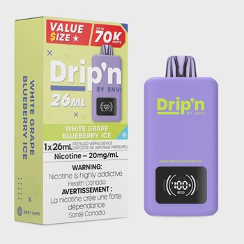 Drip'n By Envi 70K - White Grape Blueberry Ice