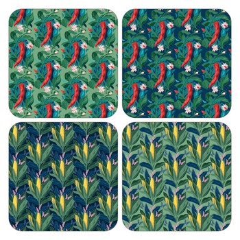 CORN/CHILLI PLACEMATS - SET OF 4
