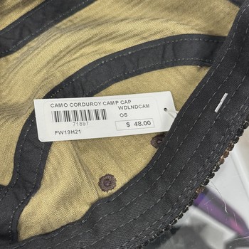 Supreme Camo Corduroy Camp Cap • Brand New [6342] - view 4