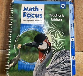Math in Focus Teacher's Edition 4B