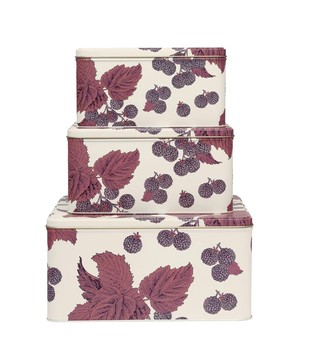 THORNBACK AND PEEL - BLACKBIRD AND BRAMBLE SQUARE CAKE TINS - SET OF 3
