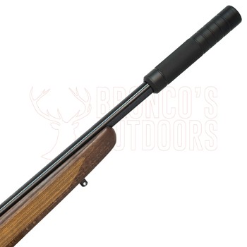 Tikka T1x Hunter .22LR 16" Wood + Burris Droptine Rimfire 3-9x40 Ballistic Plex + 1/2-20 Suppressor