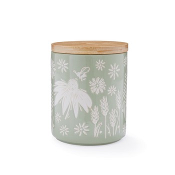 HOMESTEAD STONEWARE CANISTER - SAGE