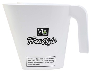 VIA NAT FREESTYLE BRAID DIPPER JAR WHITE LARGE